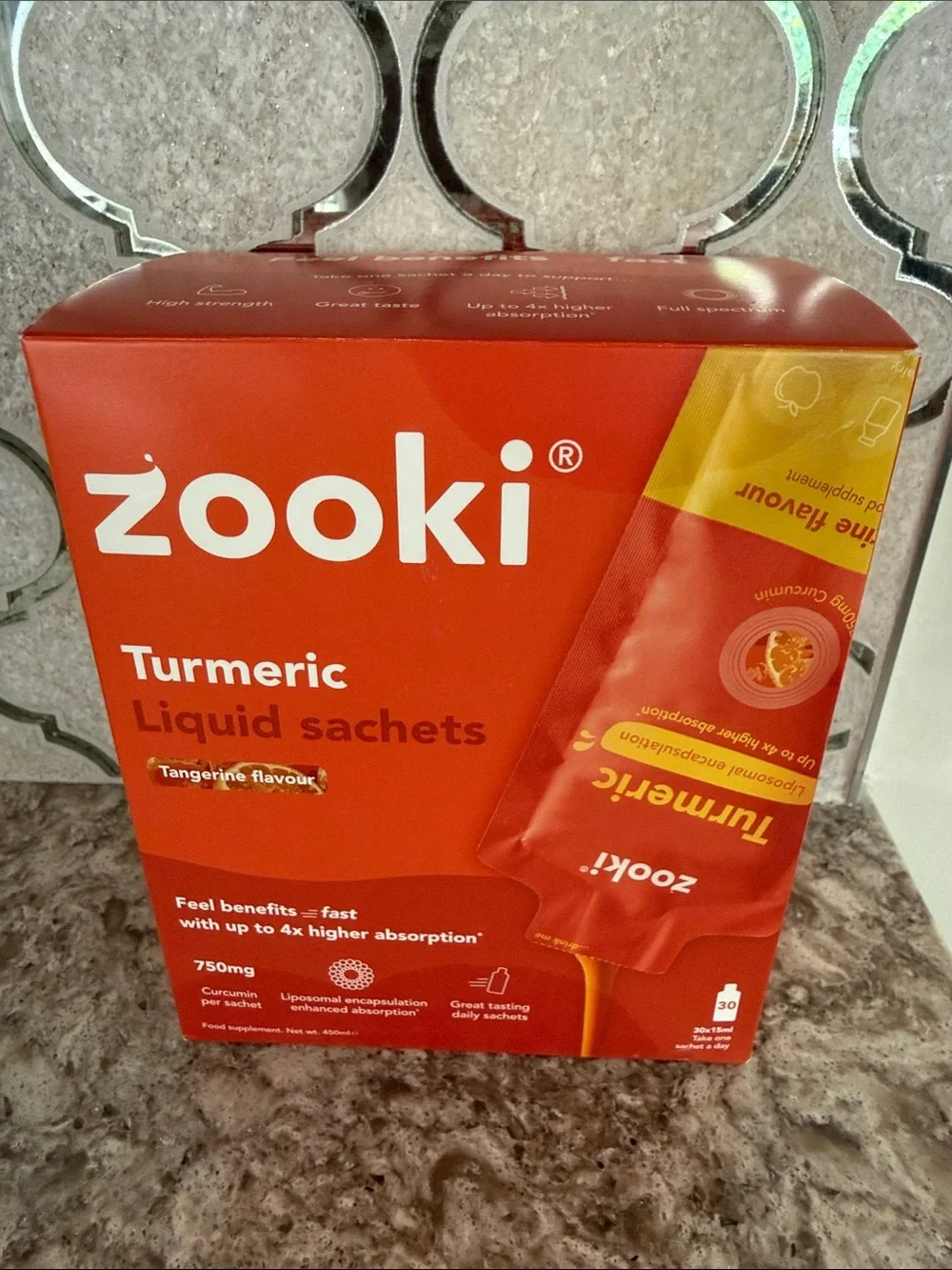 Zooki Turmeric Liquid 30 Sachets - SEALED